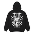 'LIVE. LAUGH. BLEGH' HOODIE