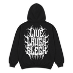 'LIVE. LAUGH. BLEGH' HOODIE