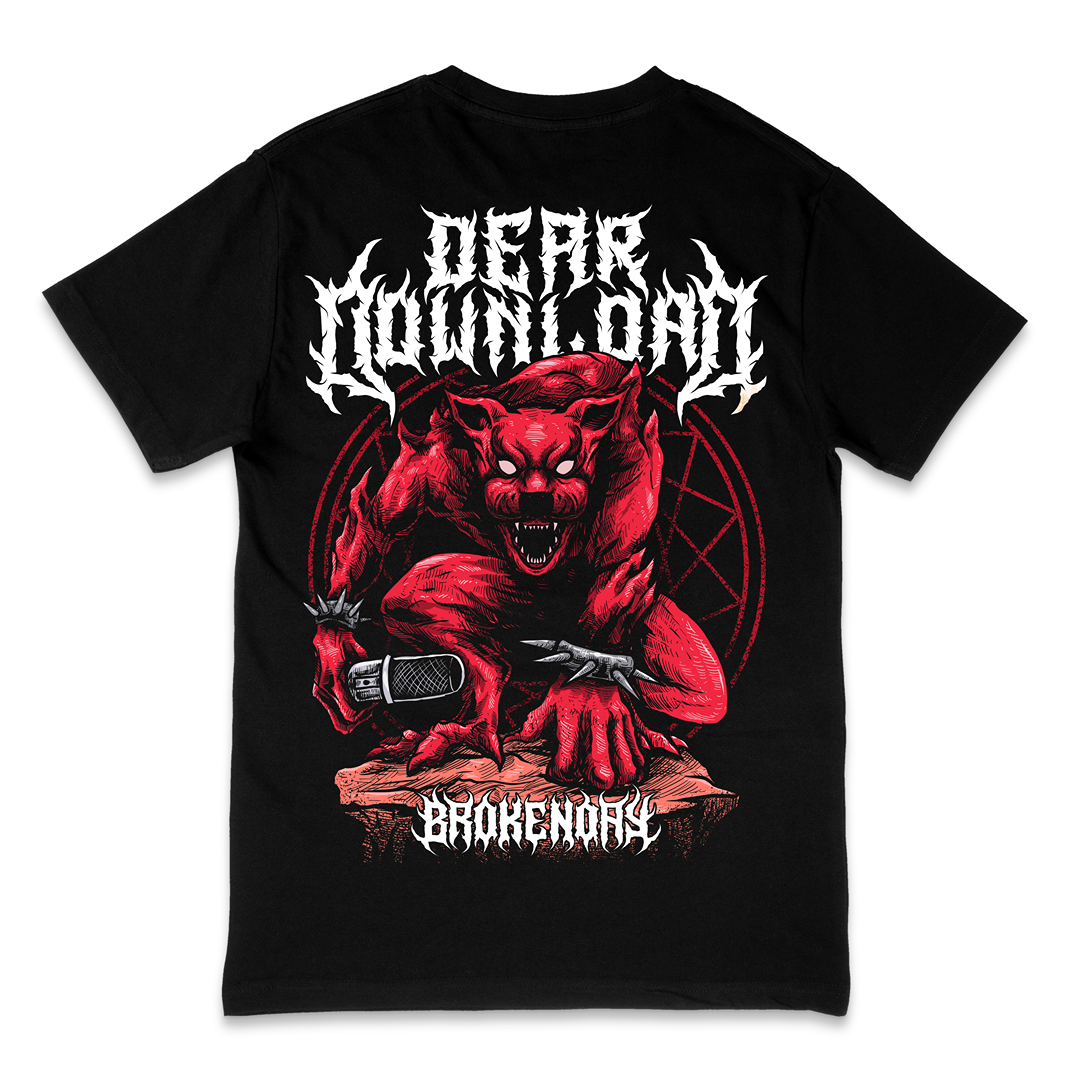 2026 DEAR DOWNLOAD X BROKEN DAY COLLAB TEE